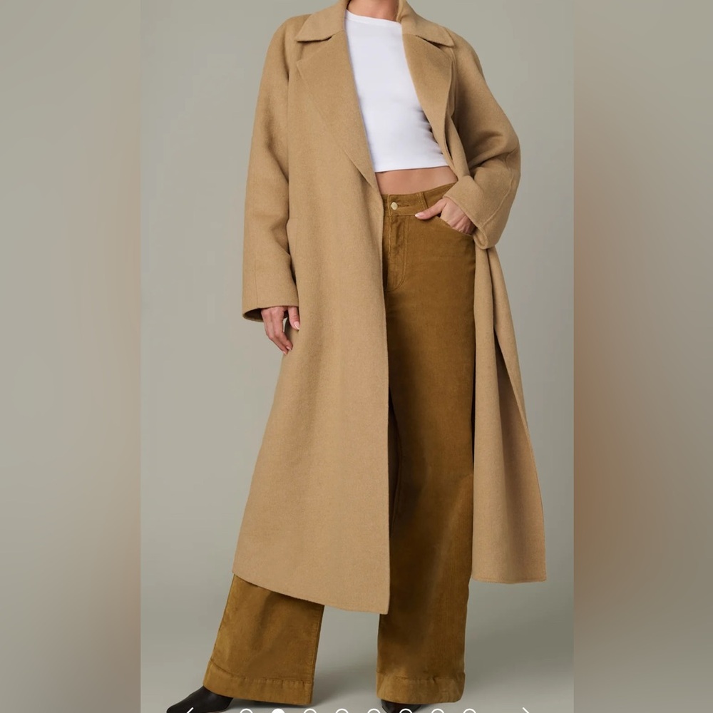 J. Crew Tall High-Waisted Wide Leg Corduroy Jeans Chestnut Brown Flare Sz 31 T - Picture 4 of 14